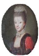 Portrait of Agnete Marie Hielmstierne (1753-1838), wife of Marcus Gerhard Rosen Crone Jens Juel